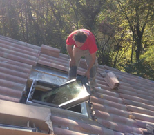 travaux de velux